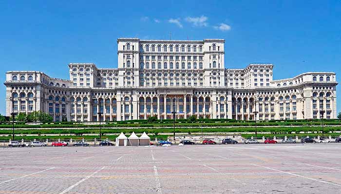 Il Parlamento di Bucarest (Romania)
