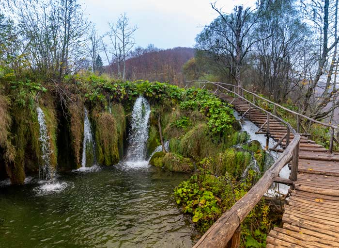 Parco Nazionale dei Laghi di Plitvice in Croazia