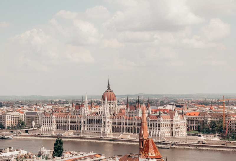 Parlamento ungherese a Budapest