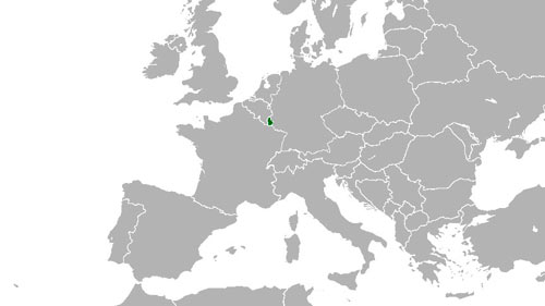Situazione geografica Lussemburgo