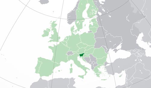 Situazione geografica Slovenia