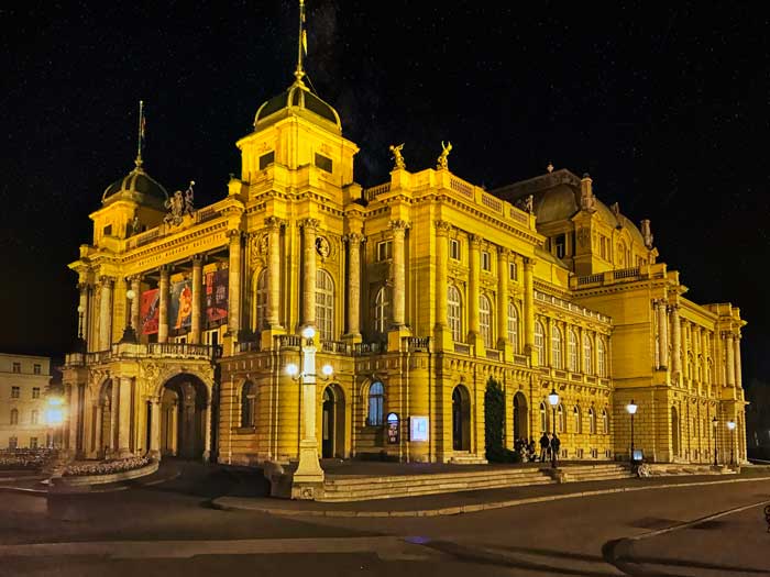 Teatro Nazionale de Croazia en Zagabria