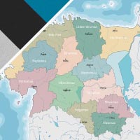Cartina Estonia